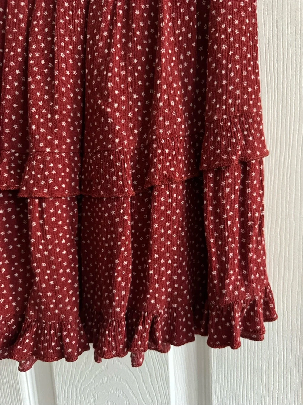 LA HEARTS Polka Dot Ruffle Skirt M - Picture 5 of 11